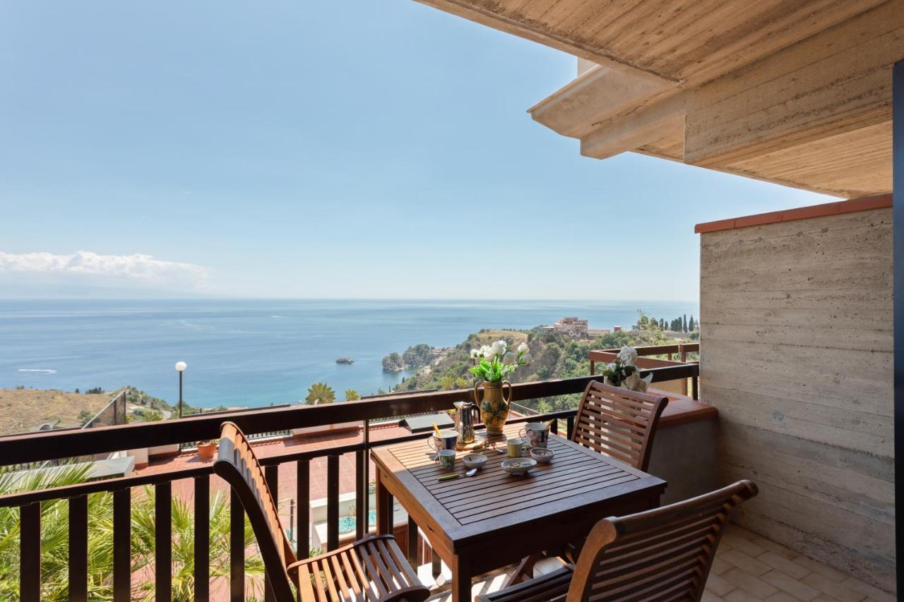 Taormina Panoramic Seaview Apartment Dış mekan fotoğraf